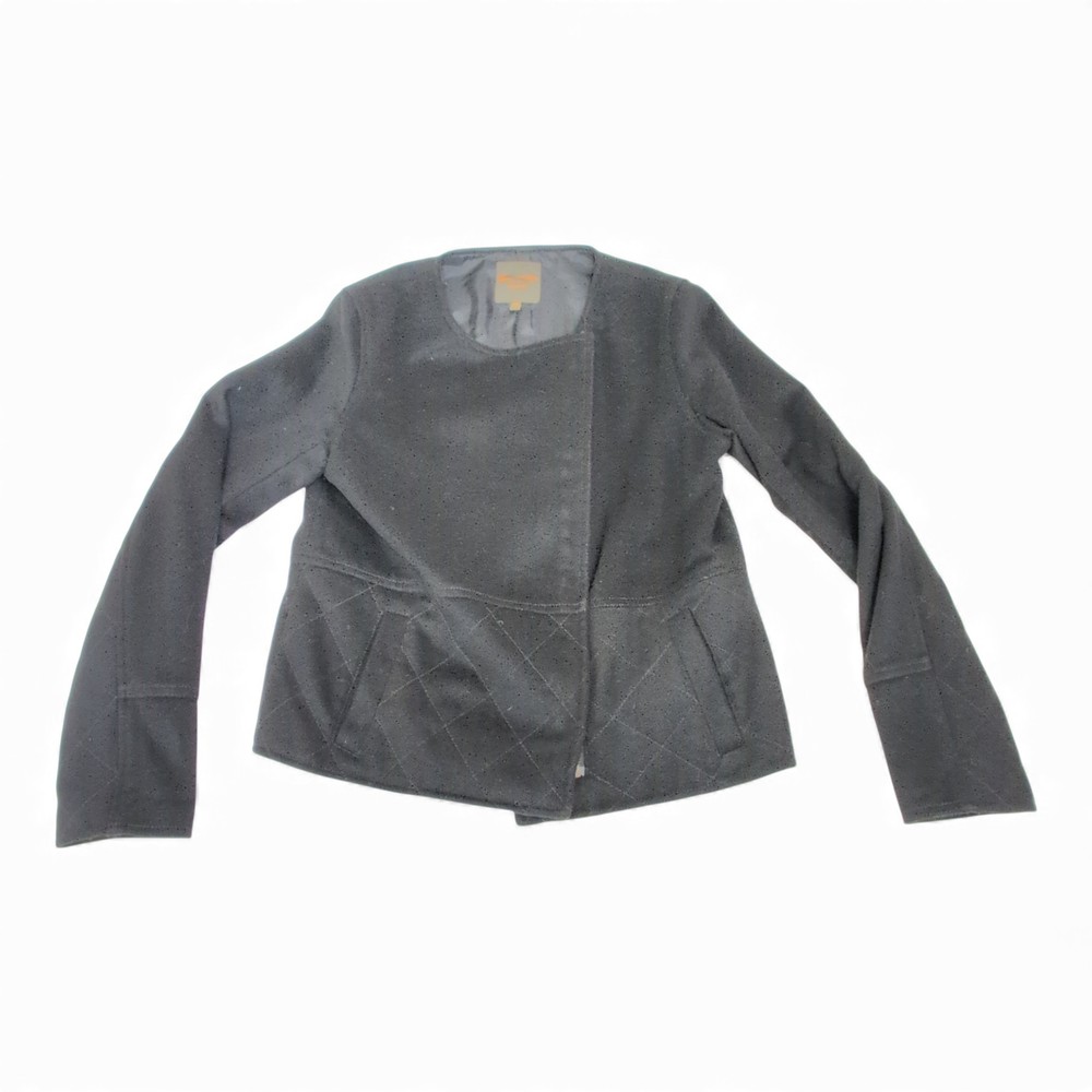 Wearmaster Black Quilted Waist Pea Coat‎ Size M